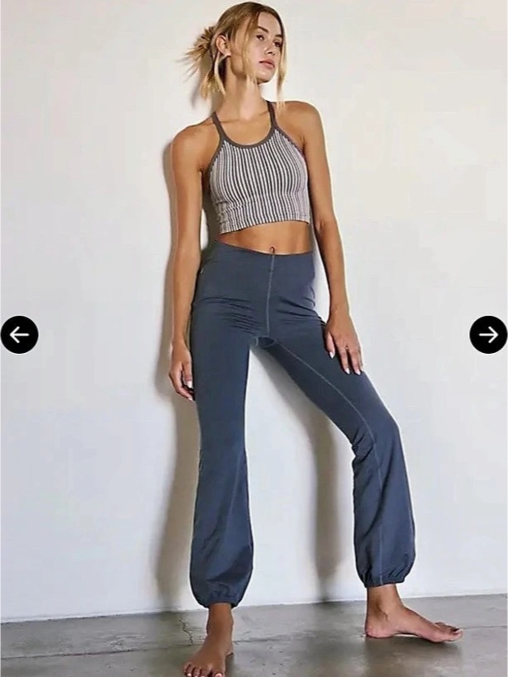 Free People Let’s Bounce Pants- Nightgale Like New